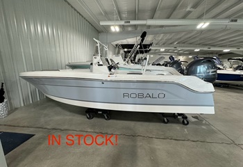 2025 Robalo R160 Alloy Gray/White Boat